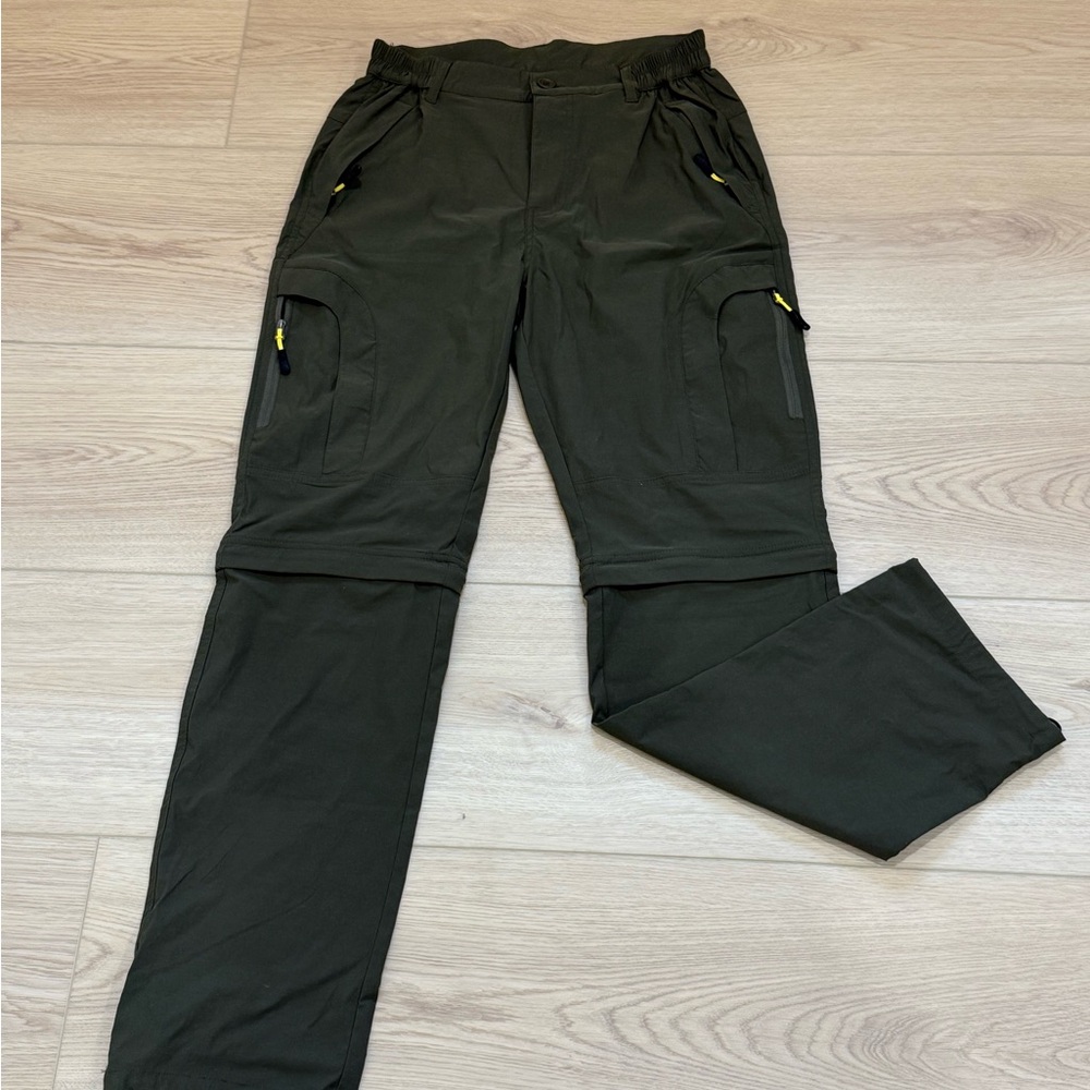 Women's Army Green Convertible Cargo Pants